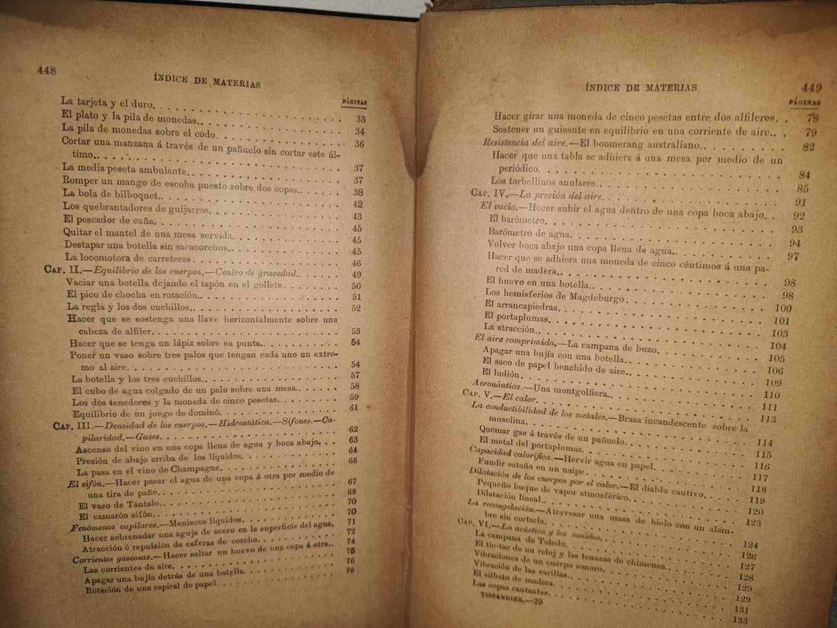 211- Las Recreaciones Científicas O La Enseñanza Por Los Juegos - Gastón Tissandier - Madrid, Librería Editorial De Bailly-Bailliere É Hijos, 1896
