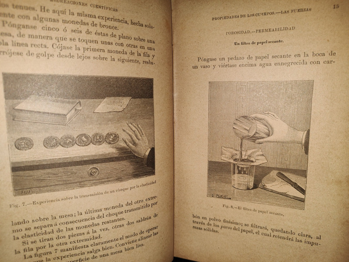 211- Las Recreaciones Científicas O La Enseñanza Por Los Juegos - Gastón Tissandier - Madrid, Librería Editorial De Bailly-Bailliere É Hijos, 1896