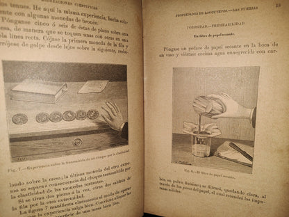 211- Las Recreaciones Científicas O La Enseñanza Por Los Juegos - Gastón Tissandier - Madrid, Librería Editorial De Bailly-Bailliere É Hijos, 1896