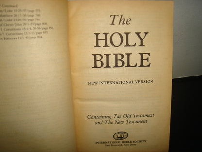 168- God'S Word. The Holy Bible. The New International Version - 1984