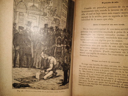 211- Las Recreaciones Científicas O La Enseñanza Por Los Juegos - Gastón Tissandier - Madrid, Librería Editorial De Bailly-Bailliere É Hijos, 1896