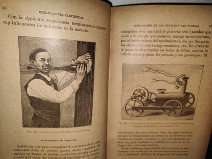211- Las Recreaciones Científicas O La Enseñanza Por Los Juegos - Gastón Tissandier - Madrid, Librería Editorial De Bailly-Bailliere É Hijos, 1896