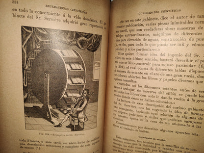 211- Las Recreaciones Científicas O La Enseñanza Por Los Juegos - Gastón Tissandier - Madrid, Librería Editorial De Bailly-Bailliere É Hijos, 1896