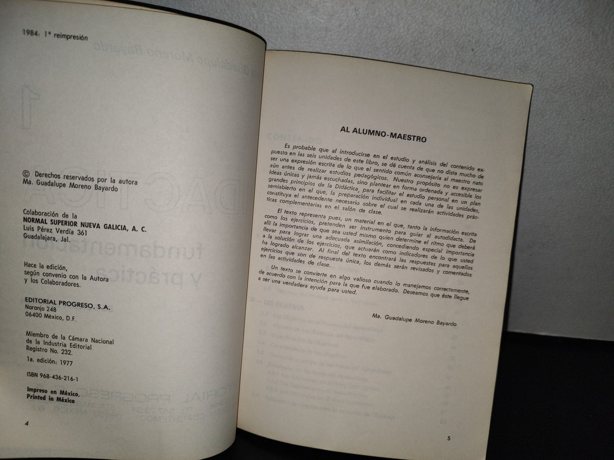 124- Didáctica 1. Fundamentación Y Práctica - María Guadalupe Moreno Bayardo