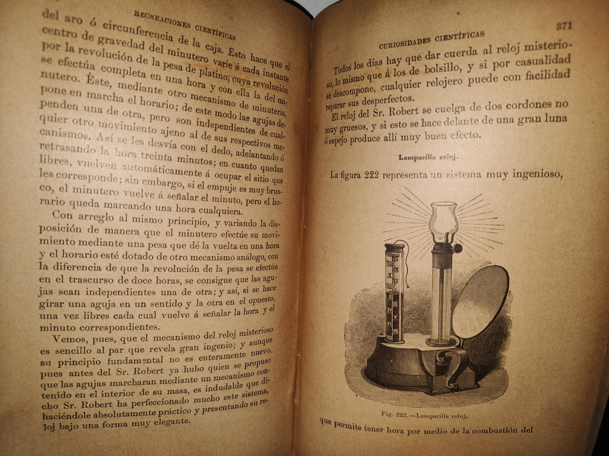 211- Las Recreaciones Científicas O La Enseñanza Por Los Juegos - Gastón Tissandier - Madrid, Librería Editorial De Bailly-Bailliere É Hijos, 1896