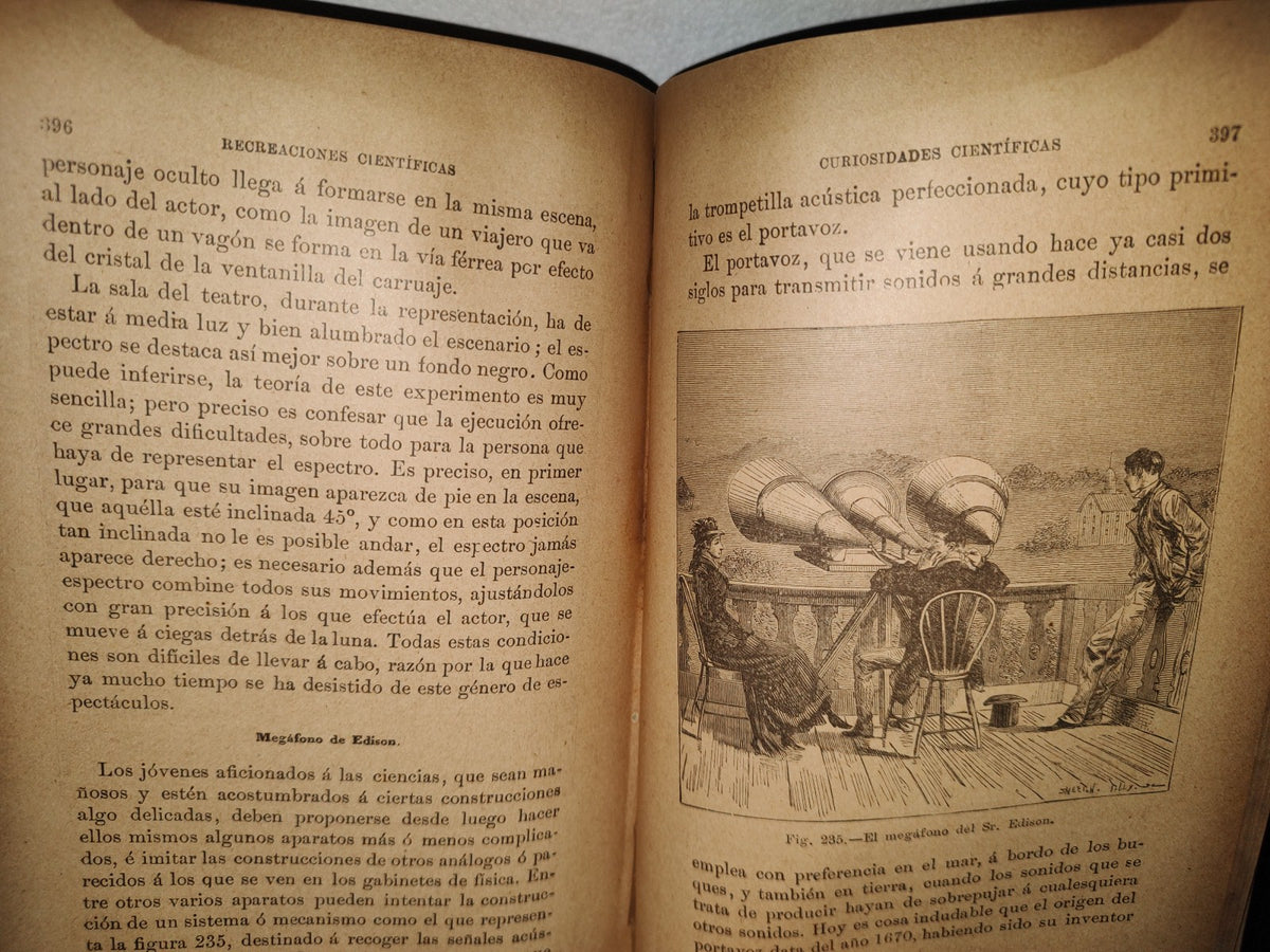 211- Las Recreaciones Científicas O La Enseñanza Por Los Juegos - Gastón Tissandier - Madrid, Librería Editorial De Bailly-Bailliere É Hijos, 1896