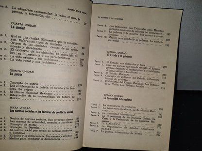 64- El Hombre Y La Sociedad - Benito Solís Luna - 1971