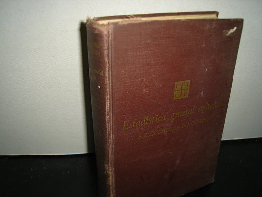 32- Estadística General Aplicada - Frederick E. Croxton