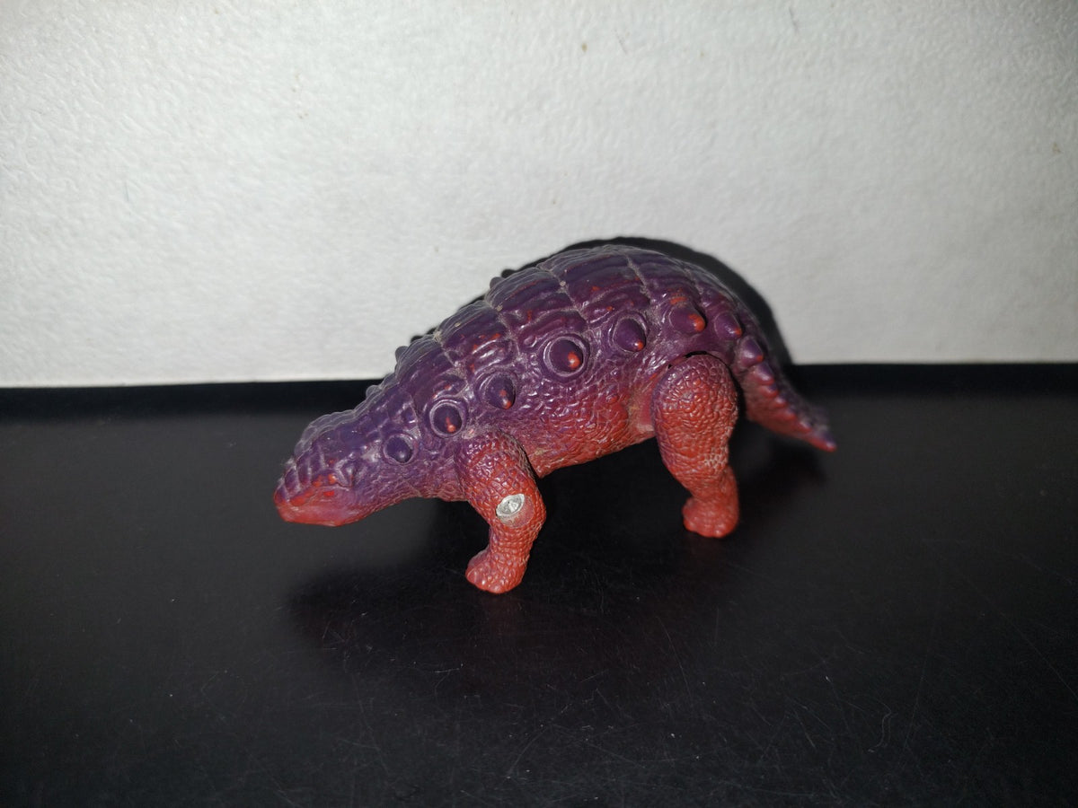 A5- Dinosaurio Vintage: Wind Up Walking Dinosaurs. Anklyosaurus - 80'S