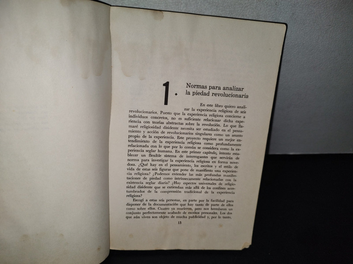 188- La Experiencia Religiosa De Los Revolucionarios - Eugene C. Bianchi - Primera Edición 1976