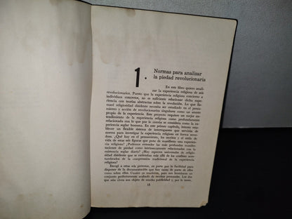 188- La Experiencia Religiosa De Los Revolucionarios - Eugene C. Bianchi - Primera Edición 1976