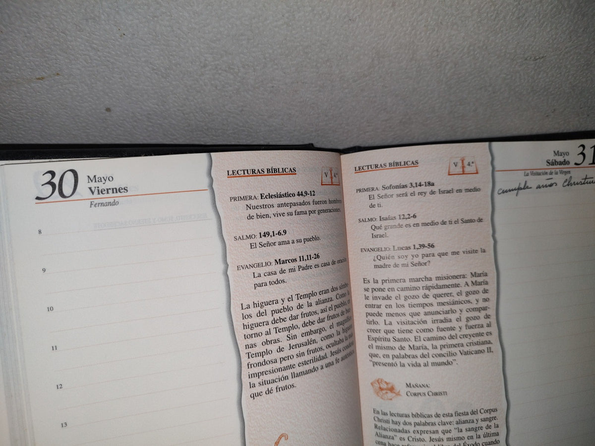 80- Agenda Bíblica 1997 - Editorial Verbo Divino - 1996