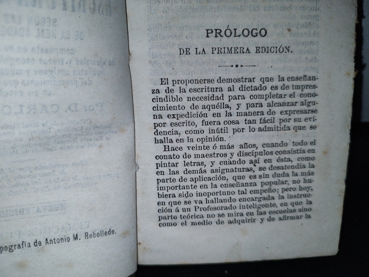 63- Ortografía Práctica O Colección De Ejercicios Para La Escritura Al Dictado. Carlos Yeves - 1885