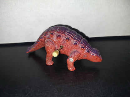 A5- Dinosaurio Vintage: Wind Up Walking Dinosaurs. Anklyosaurus - 80'S