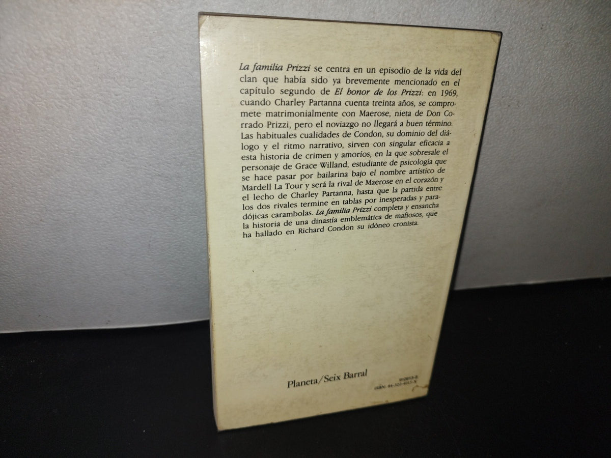 101- La Familia Prizzi - Richard Condon. Planeta / Seix Barral 1988