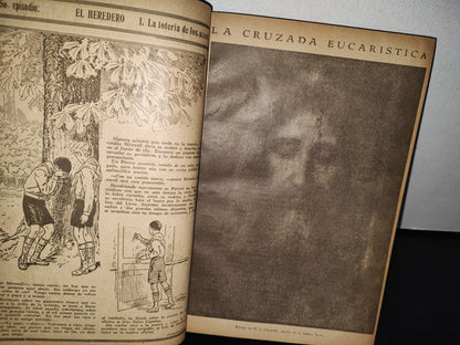 211- Antiguas Revistas Católicas Empastadas En Formato Libro. La Cruzada Eucarística - 1936