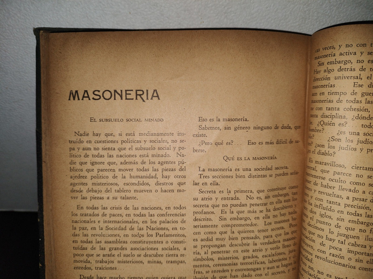 211- Antiguas Revistas Católicas Empastadas En Formato Libro. La Cruzada Eucarística - 1936