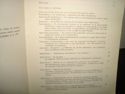 168- Prácticas De Electricidad. Manual De Laboratorio Y De Enseñanza Acelerada. Paul B. Zar