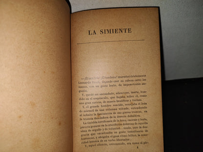 65- La Simiente - J. M. Vargas Vila - Librería De La Vda. De Ch. Bouret 1909