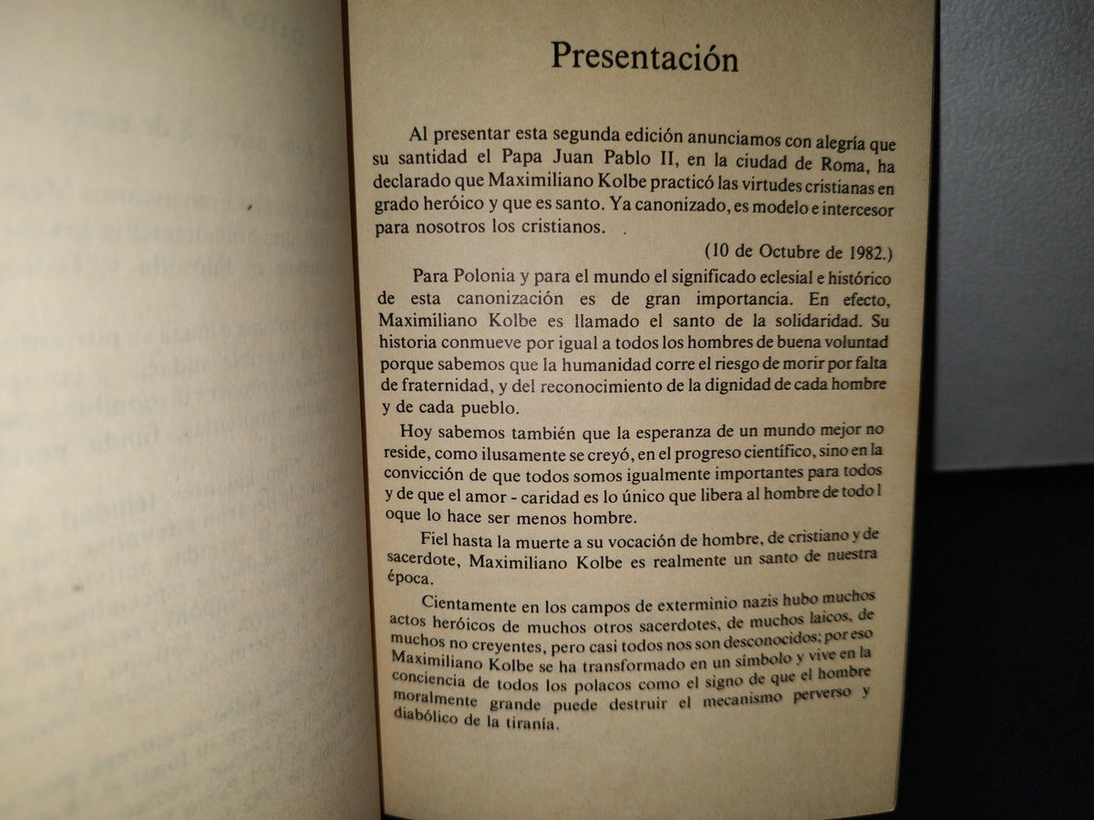 60- El Secreto De Maximiliano Kolbe - María Winowska - 1984