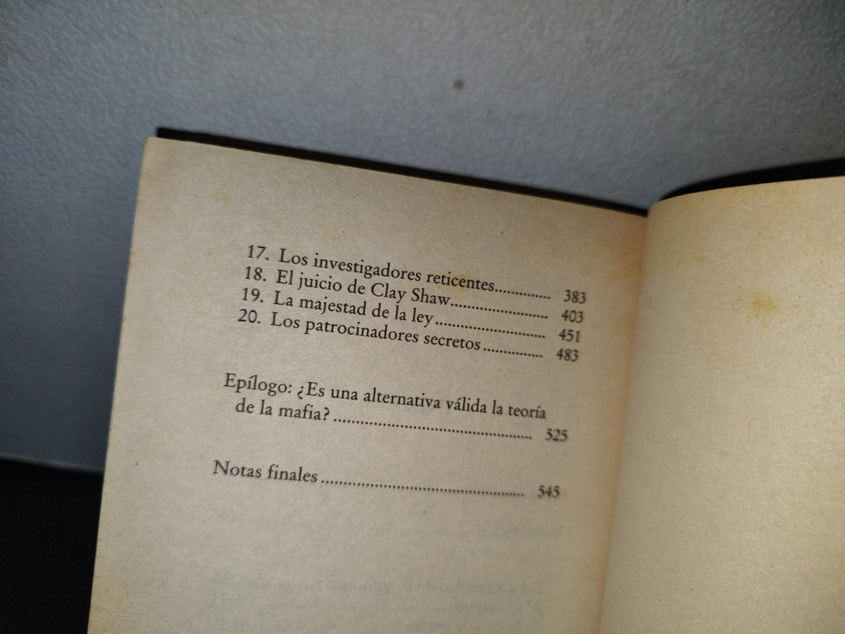 92- J. F. K. - Jim Garrison - Primera Edición 1996