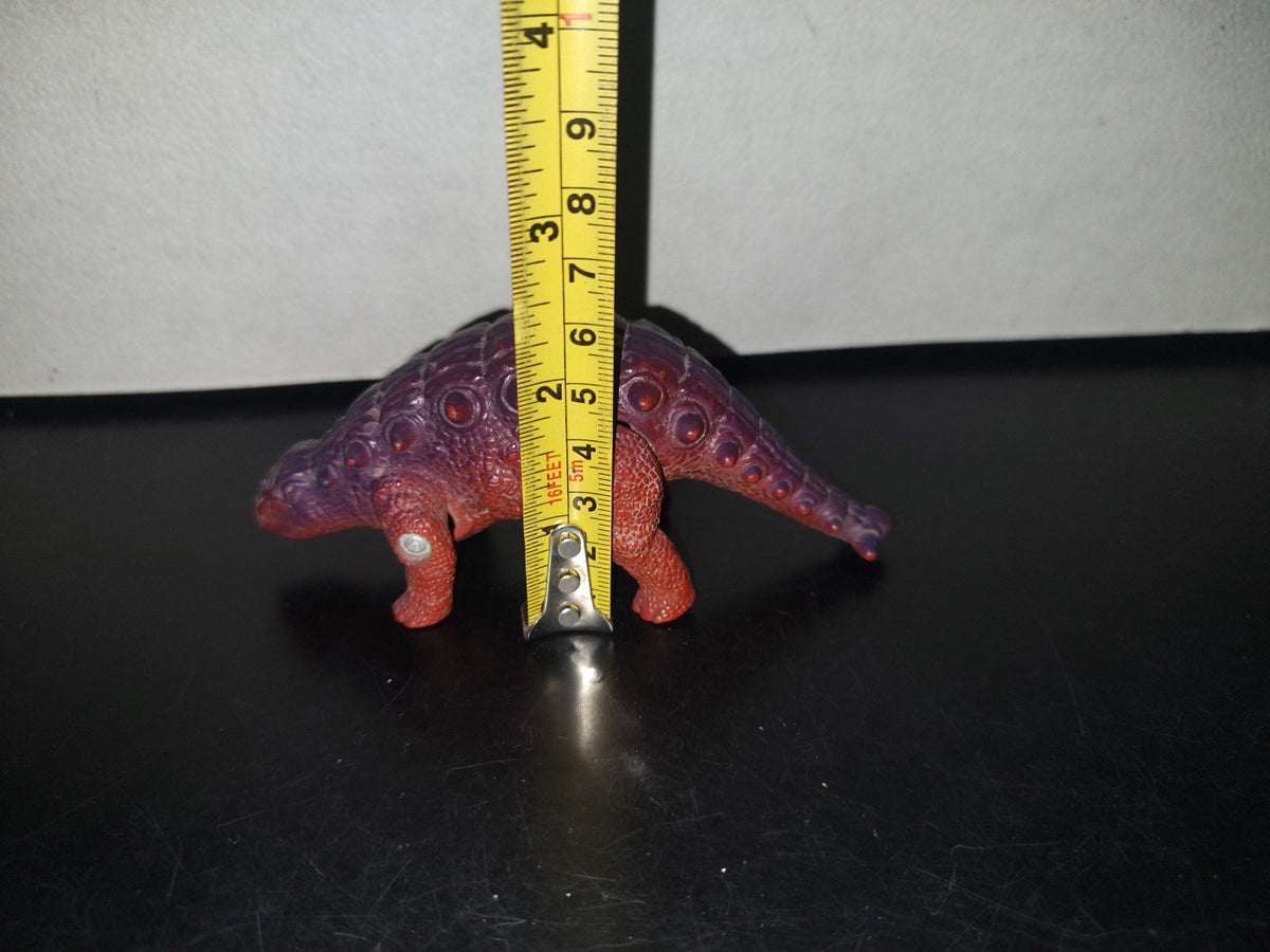 A5- Dinosaurio Vintage: Wind Up Walking Dinosaurs. Anklyosaurus - 80'S