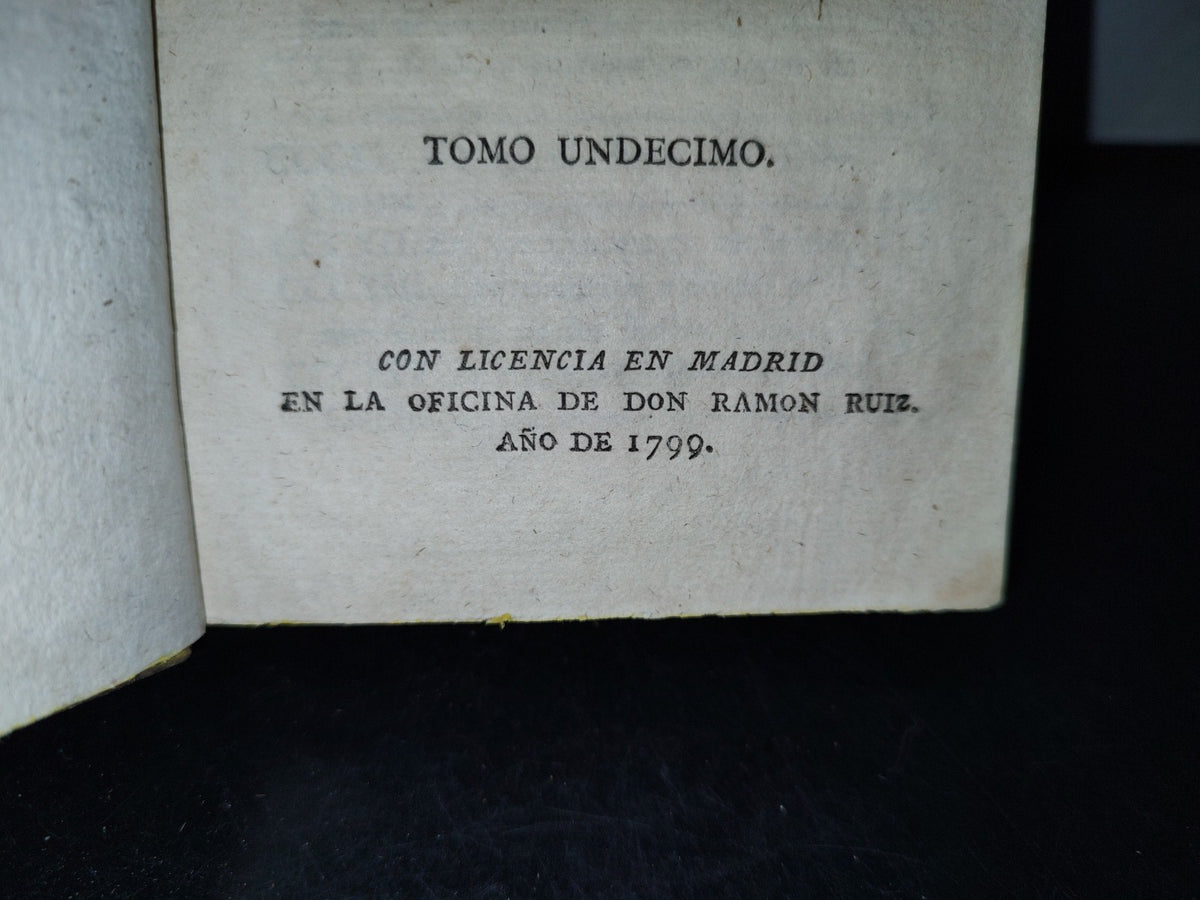 60- El Evangelio Meditado - Jacinto María Blanco - Tomo Undécimo - 1799