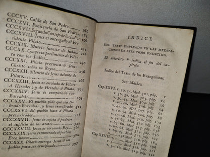 60- El Evangelio Meditado - Jacinto María Blanco - Tomo Undécimo - 1799