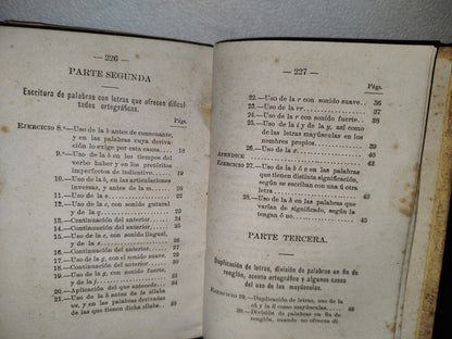 63- Ortografía Práctica O Colección De Ejercicios Para La Escritura Al Dictado. Carlos Yeves - 1885