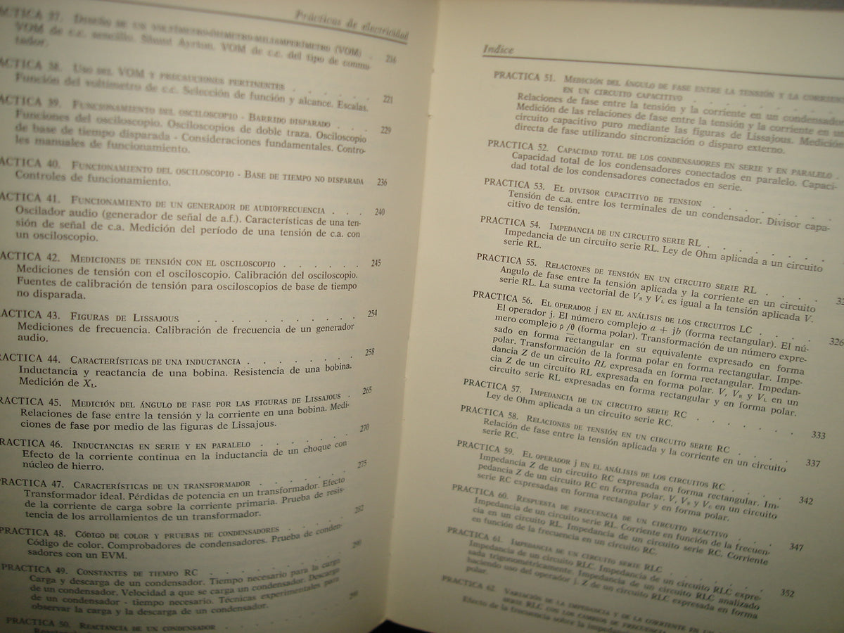 168- Prácticas De Electricidad. Manual De Laboratorio Y De Enseñanza Acelerada. Paul B. Zar