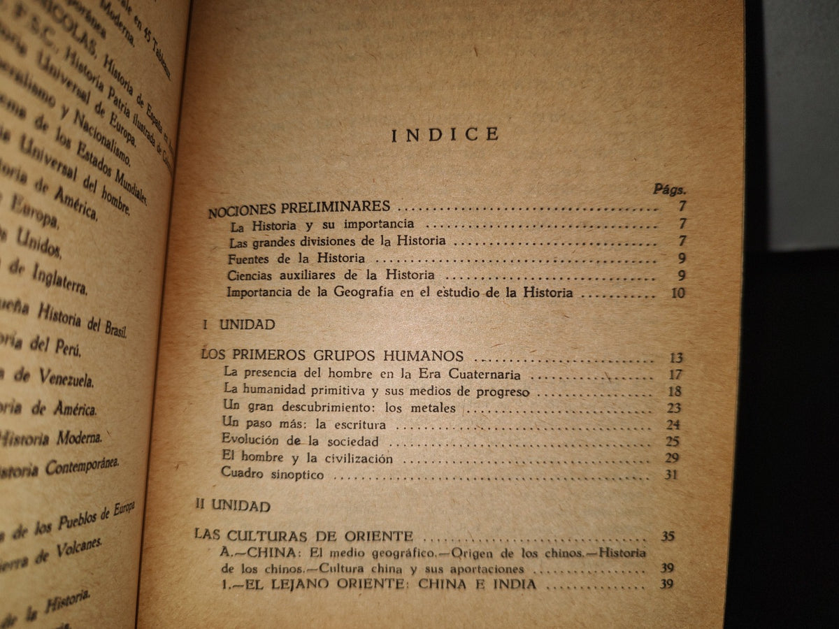 85- Historia Universal Para El Primer Año De Segunda Enseñanza - Bernardo Zepeda Sahagún - 1974