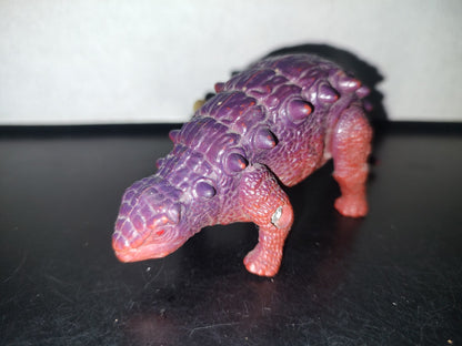 A5- Dinosaurio Vintage: Wind Up Walking Dinosaurs. Anklyosaurus - 80'S