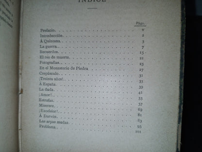 211- Gritos Del Combate. Poesías - Gaspar Núñez De Arce - 1891