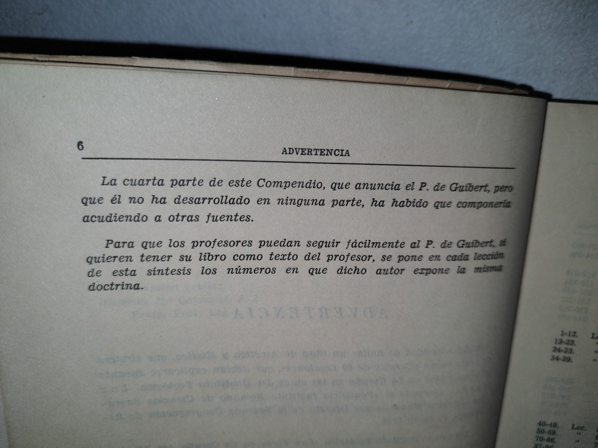 211- Lecciones Esquemáticas De Espiritualidad - Jesús Martínez Balirach - 1960