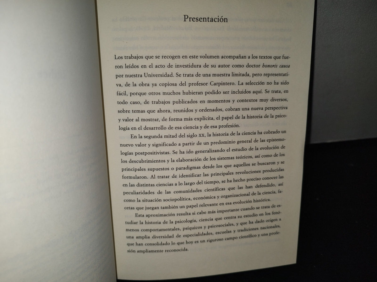 173- Del Estímulo A La Persona. Estudios De Historia De La Psicología - Heliodoro Carpintero Capell