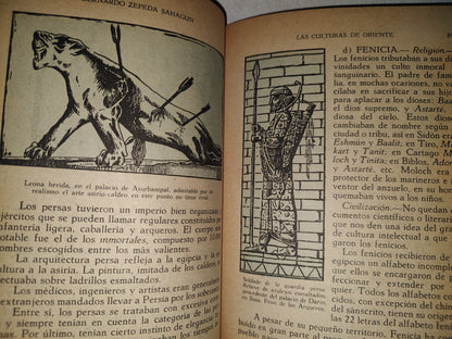 85- Historia Universal Para El Primer Año De Segunda Enseñanza - Bernardo Zepeda Sahagún - 1974