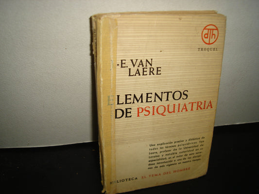 10- Elementos De Psiquiatría - J. E. Van Laere