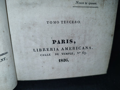 60- Nuevos Elementos De Fisiología, Por El Caballero Richerand. Tomo Tercero - 1826