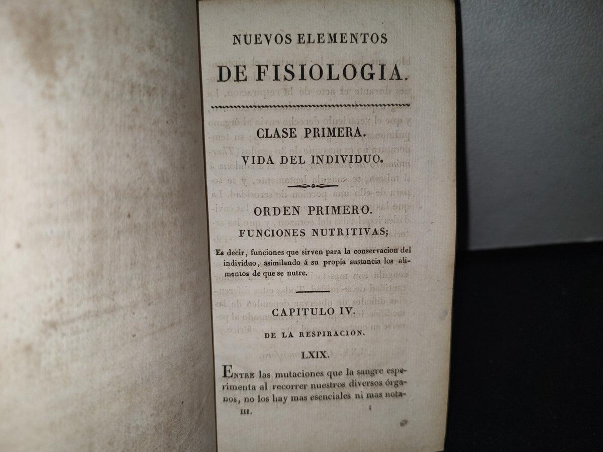 60- Nuevos Elementos De Fisiología, Por El Caballero Richerand. Tomo Tercero - 1826