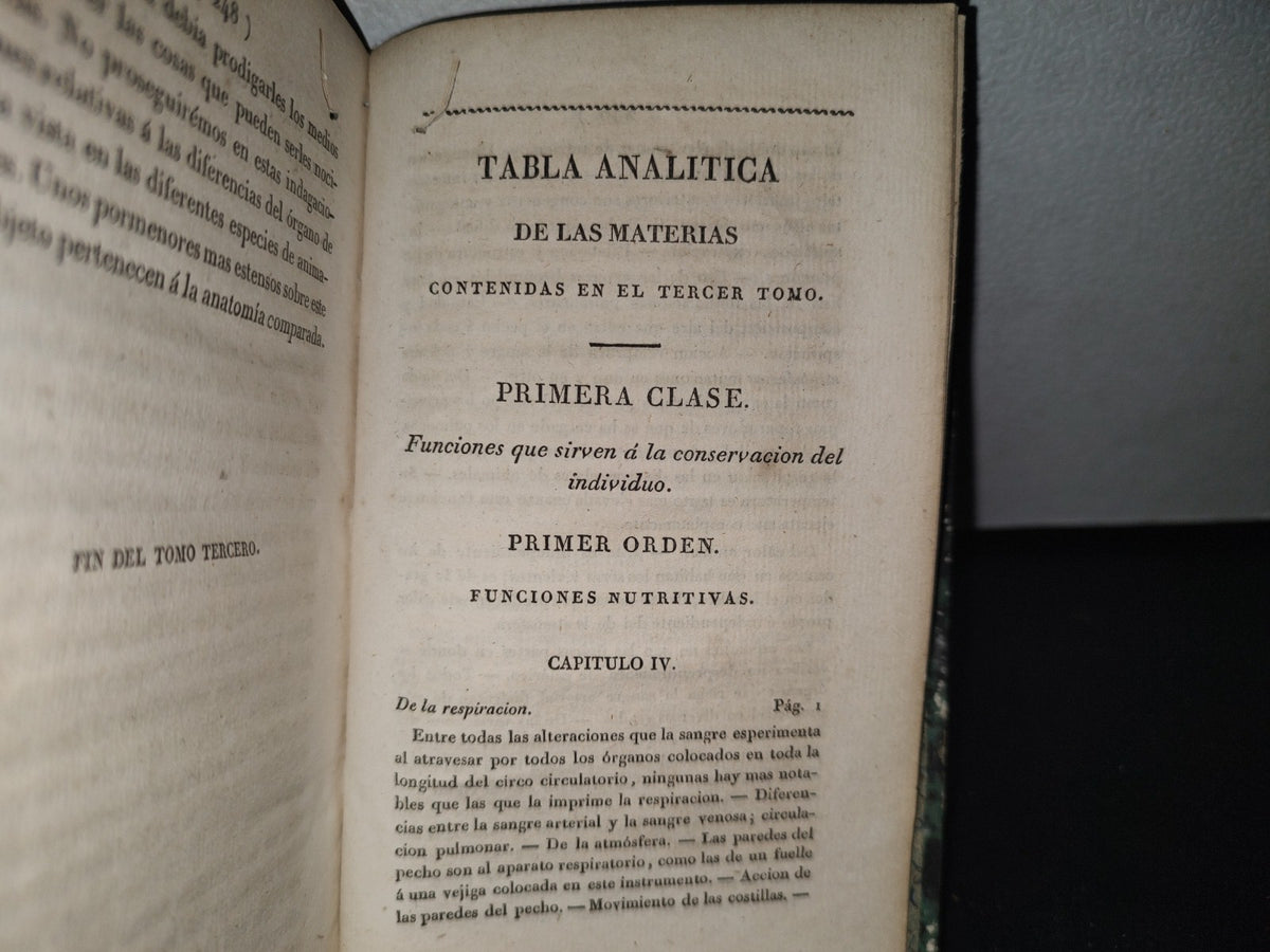 60- Nuevos Elementos De Fisiología, Por El Caballero Richerand. Tomo Tercero - 1826