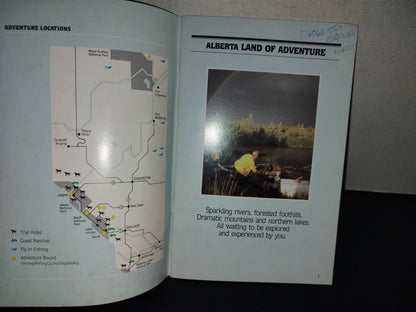 114- Alberta. Adventure Guide. Travel Alberta Canada - 80'S