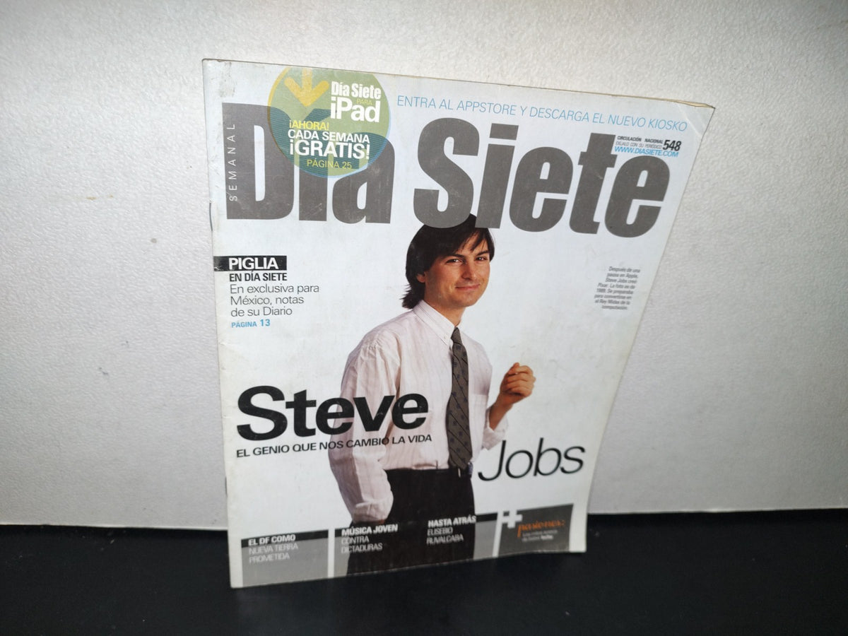 91- Revista Día Siete - Steve Jobs - No. 548, Año 10 - 2010
