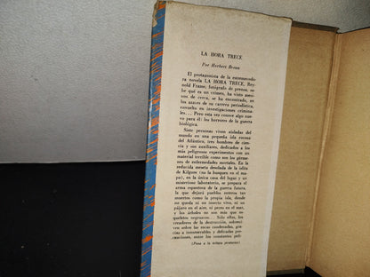 158- La Hora Trece - Herbert Brean - Editorial Cumbre - 1957