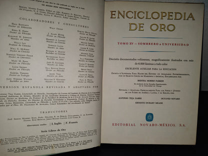 153- Enciclopedia De Oro. Tomo 15 - Editorial Novaro-México, S. A. - 1965
