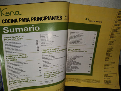57- Revista Kena. Cocina Para Principiantes 7 - 1987