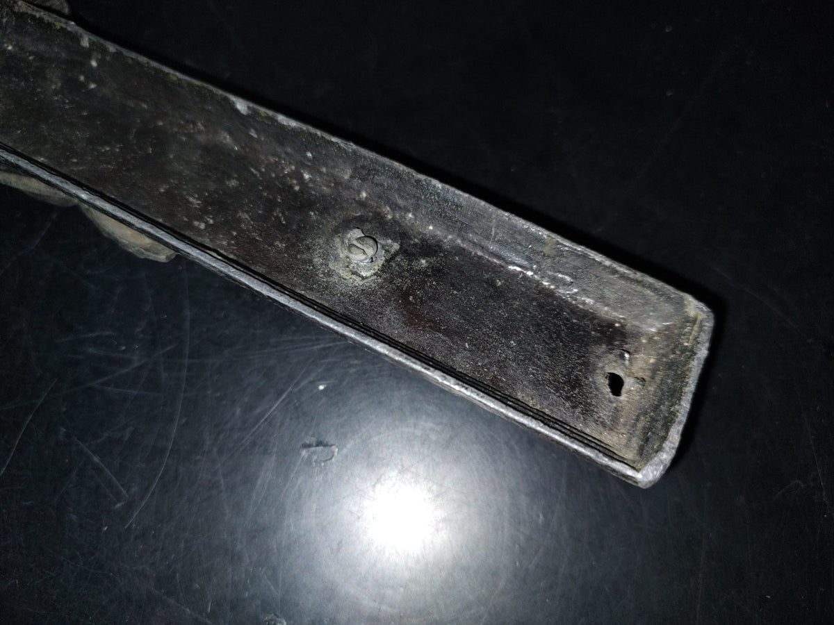 A6- Antiguo Crucifijo De Metal Macizo - 50'S - 60'S