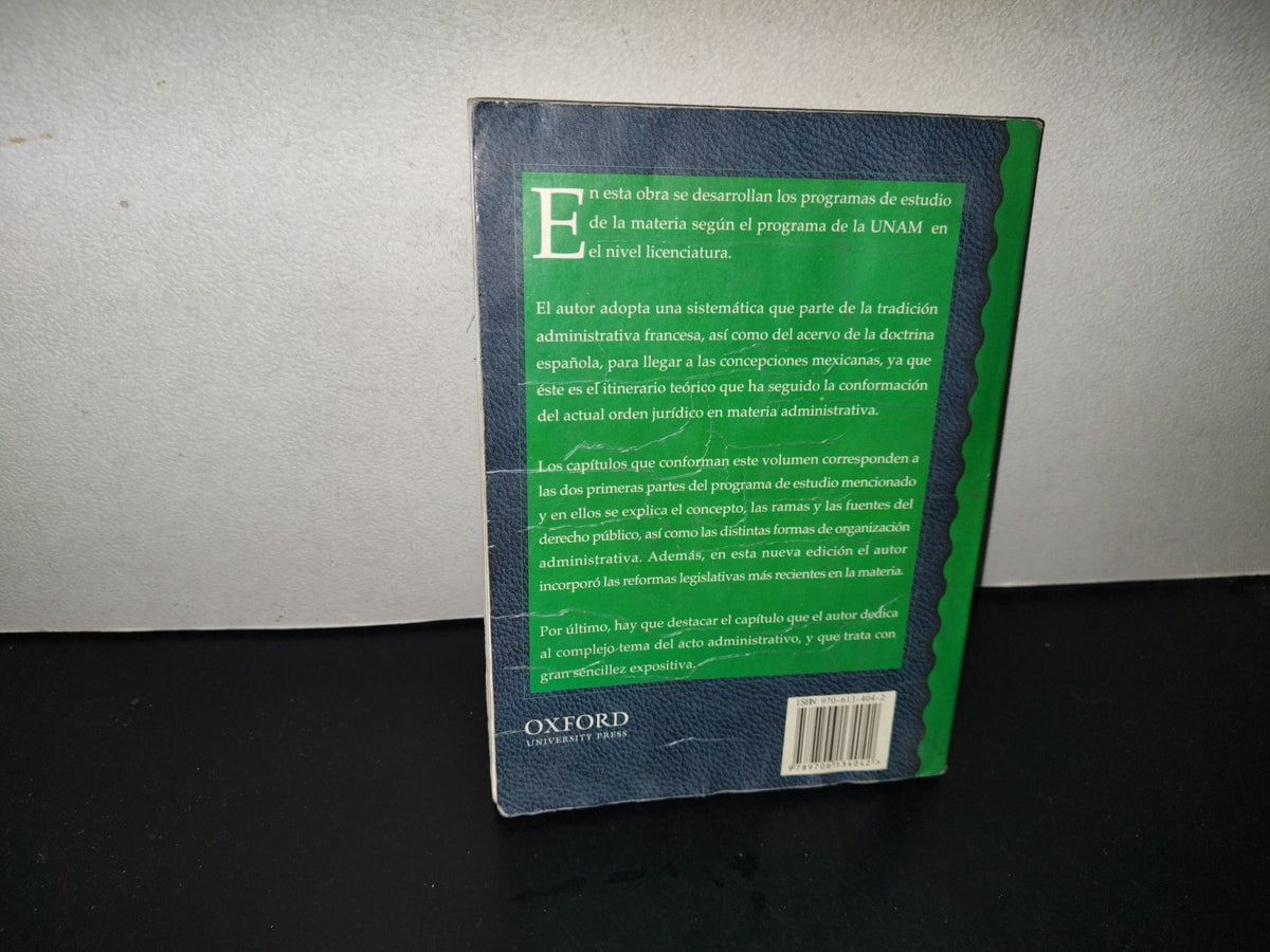 202- Derecho Administrativo. 1er. Y 2o. Cursos - Rafael I. Martínez Morales