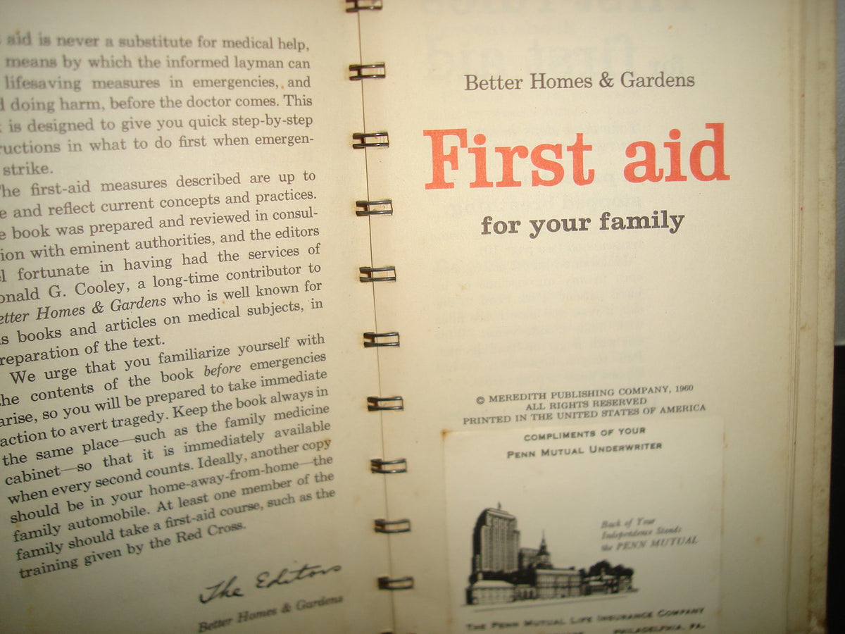 26- Inglés. Primeros Auxilios / Better Homes And Gardens. First Aid For Your Family