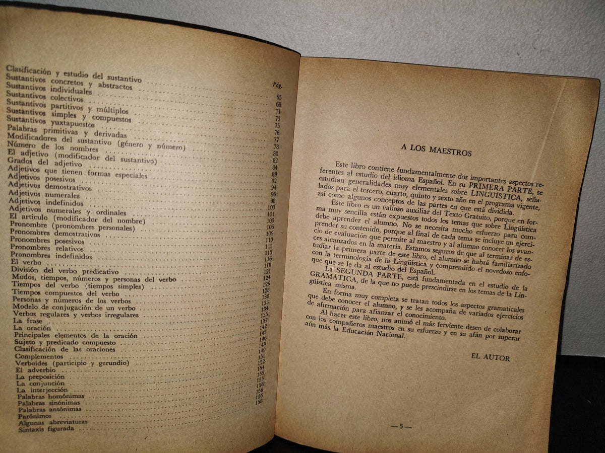 78- Nociones De Lingüística E Información Gramatical Para Quinto Año - Jesús Martínez Díaz - 70'S