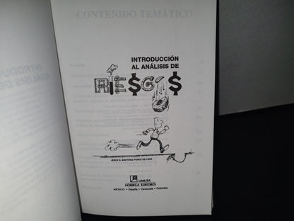 89- Introducción Al Análisis De Riesgos - Jesús G. Martínez Ponce De León - 2002
